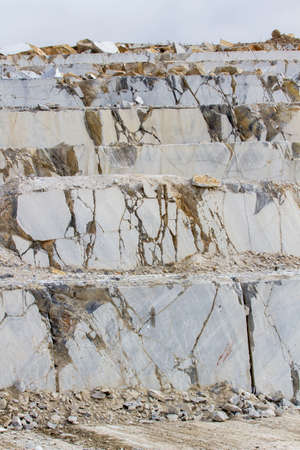 marble quarry, white marble, background marble, texture of stonesの写真素材