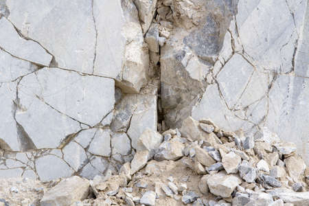 marble quarry, white marble, background marble, texture of stonesの写真素材