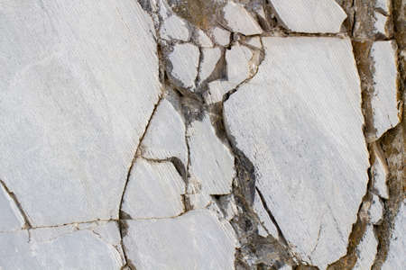 marble quarry, white marble, background marble, texture of stonesの写真素材