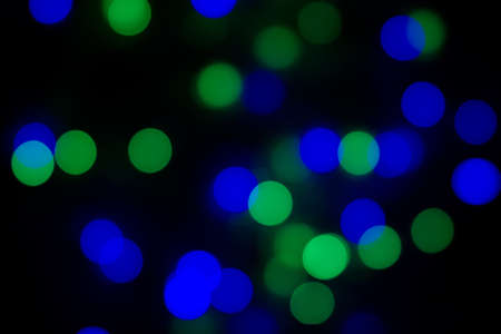 Festive background with blurred circles of different colors