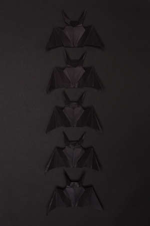 Halloween Background. Black background. Black batsの写真素材