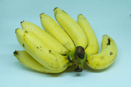 Banana on white background.の写真素材