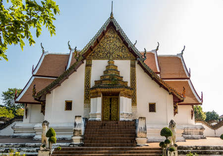 Temple in Nan Province,Thailand.の写真素材