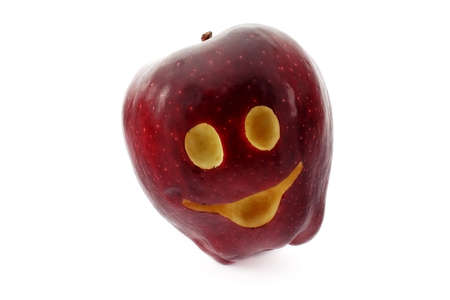 Smiling Appleの写真素材