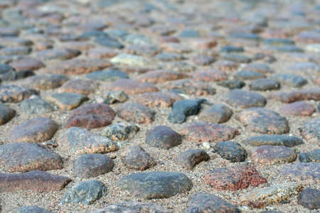 Cobblestone pavementの写真素材