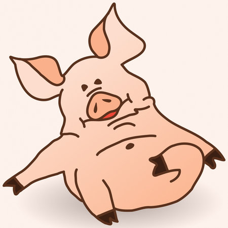 Swine Oinkのイラスト素材