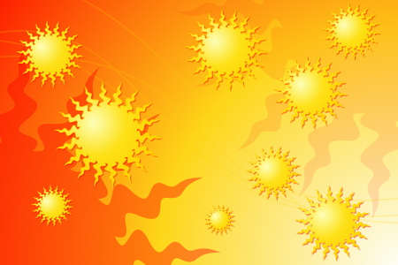 Hot Sunsのイラスト素材