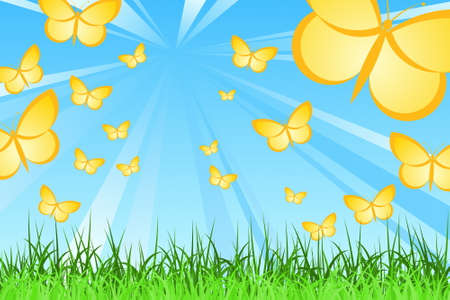 Butterfliesのイラスト素材