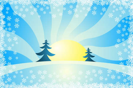 Christmas Treesのイラスト素材