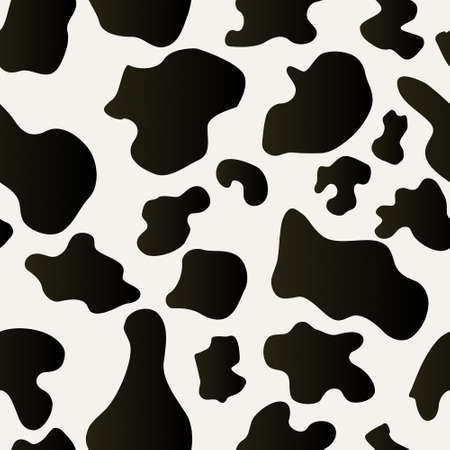 Seamless Cow Hide Patternのイラスト素材
