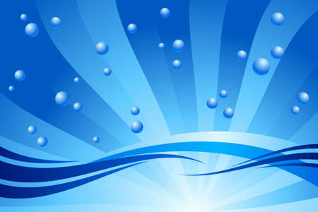 Abstract Blueのイラスト素材