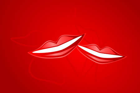 Love and Kissesのイラスト素材