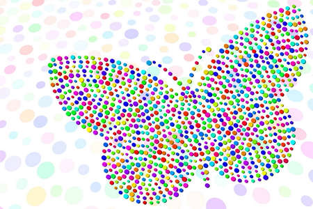 Confetti Butterflyのイラスト素材