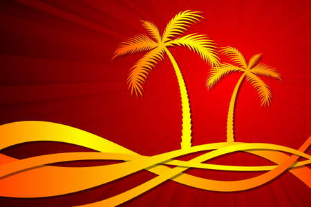 Palm Treesのイラスト素材