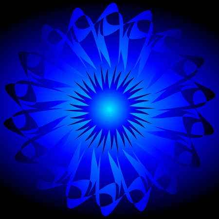 Abstract Blueのイラスト素材