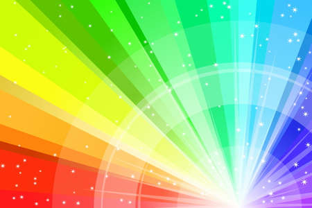 Rainbow Burstのイラスト素材