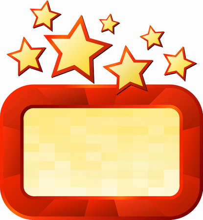 Stars Frameのイラスト素材