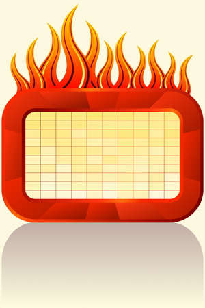 Burning Frameのイラスト素材