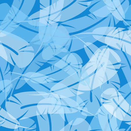 Seamless Feather Patternのイラスト素材