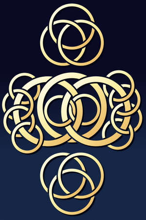 Abstract Rings Ornamentのイラスト素材