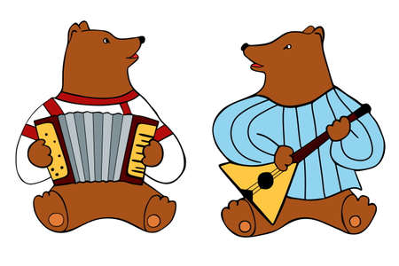 Bear Bandのイラスト素材