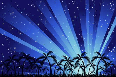 Tropical Nightのイラスト素材