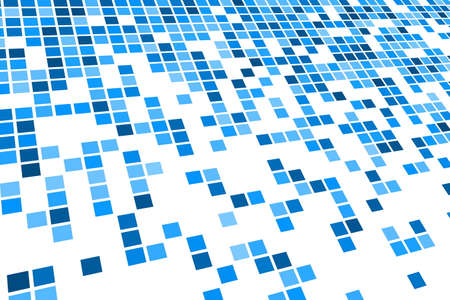 Blue Tile Patternのイラスト素材