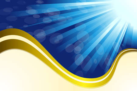 Abstract Blueのイラスト素材