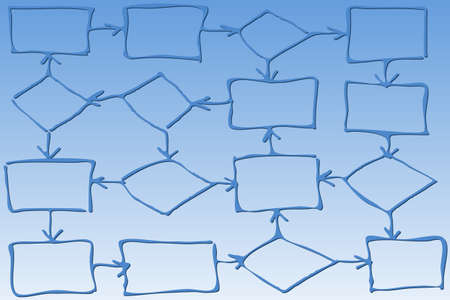 Algorithmのイラスト素材