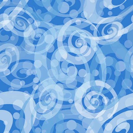 Seamless Blue Patternのイラスト素材