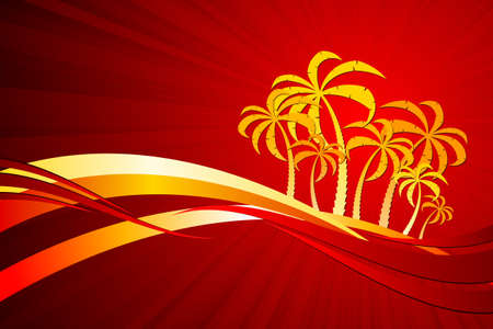 Palm Treesのイラスト素材