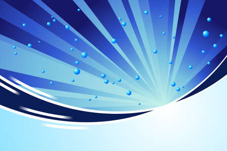 Abstract Blueのイラスト素材