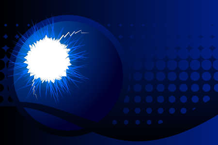 Abstract Blueのイラスト素材