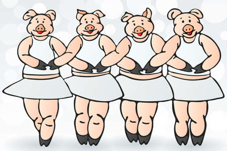 Swine Lakeのイラスト素材