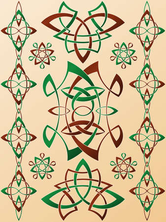 Celtic Style Ornamentのイラスト素材