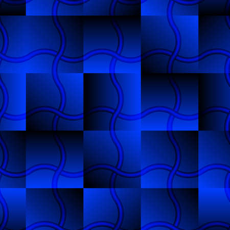 Seamless Abstract Blue Pattern