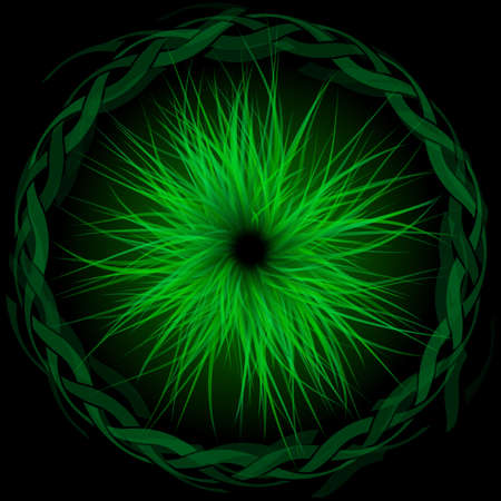 Green Burstのイラスト素材