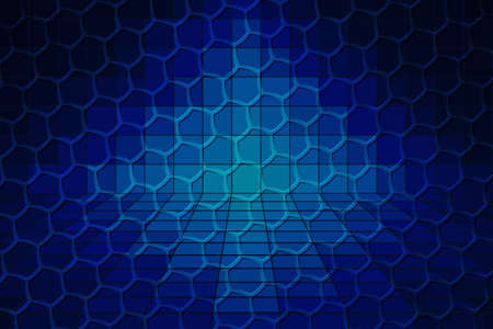 Abstract Blueのイラスト素材