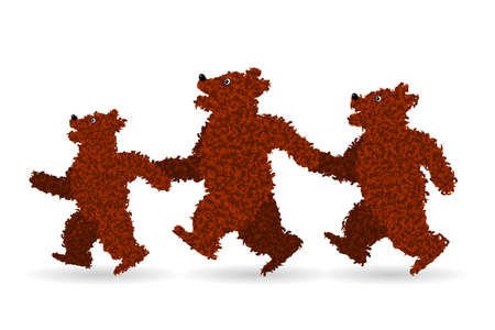 The Bear Familyのイラスト素材