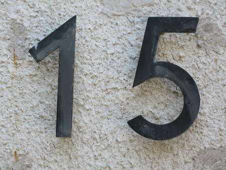 Number 15の写真素材