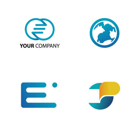 Profesional and modernbusiness logos collectionのイラスト素材