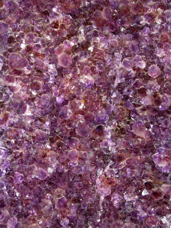 Amethyst carpet inside a druseの写真素材