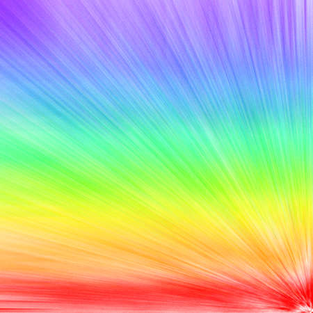 Abstract colorful background of blurry oblique lines of all colors of the rainbowの写真素材