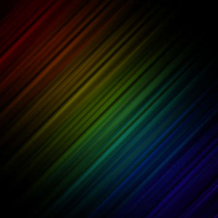 Abstract dark multicolored background of blurred oblique lines all colors of a rainbowの写真素材