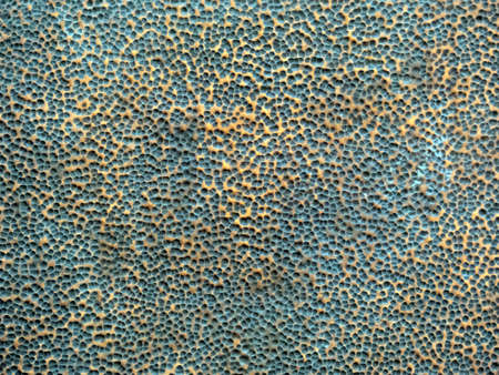 Hand-patterned oxidized copper texture. Copper plate embossing. Close-up.の写真素材
