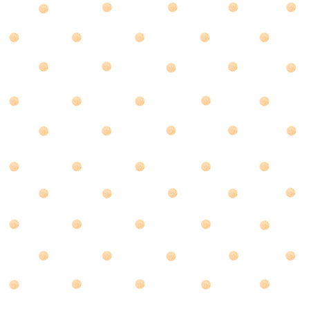 Seamless polka dot pattern isolated on white background traditional design handdrawnの写真素材