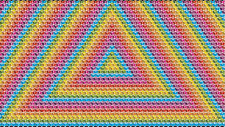Rainbow triangle background