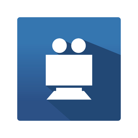 Camera icon in flatのイラスト素材