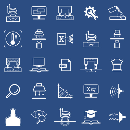 Computer and technology icons setのイラスト素材