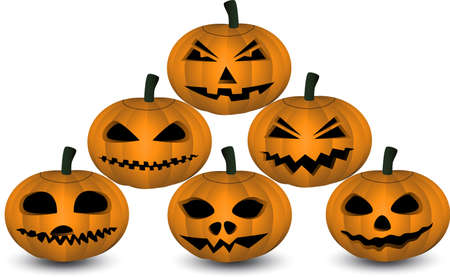 Halloween pumpkinのイラスト素材